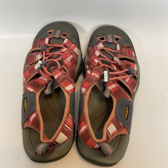 Keen Newport H2 Women's Size 9 Red Hiking Waterproof Slingback Sandal Casual GUC - Picture 7 of 15